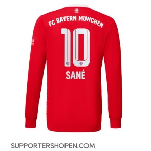 Bayern Munich Leroy Sane #10 Hemma Matchtröja 2022-23 Långärmad